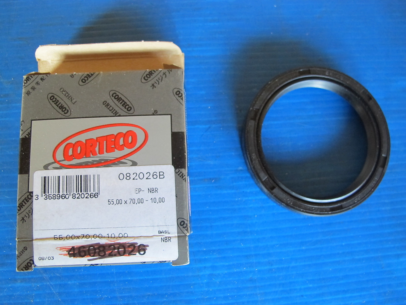 Joint spi Corteco de roue pour Peugeot 204, 304, 305 et 504 - Ø 40x55x7mm