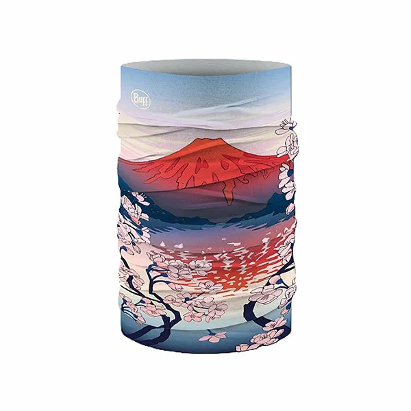 Cubierta de cuello Buff Original Akafuji Rojo Fuji Japón Edición Limitada  Foto 2 de 2