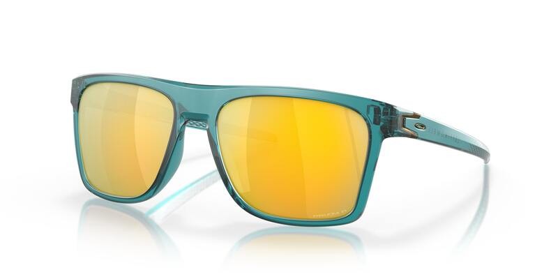 Lunettes de soleil OAKLEY Leffingwell polarisées Prizm 24k monture noir mat grand confort