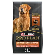 Purina Pro Plan Shredded Blend Salmon  Rice Dog Food, 5 lb Bag - Probiotics