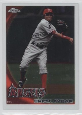 2010 Topps Chrome Erick Aybar #34 0x0