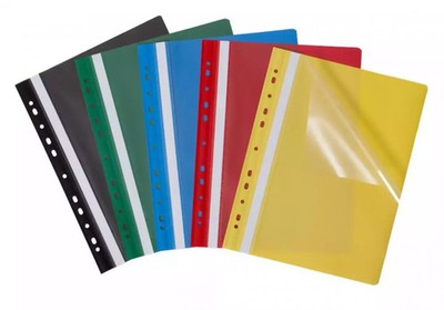 5901466217511 Skoroszyt Budget PP A4 perf. Evo jasnoziel Bantex