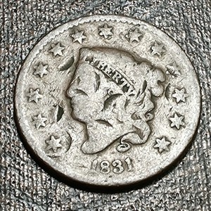 1831 Large Cent Large Letters