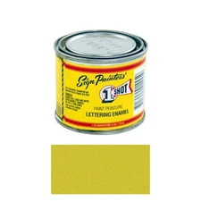1/4 Pint 1 Shot 111L METALLIC BRASS Paint Lettering Enamel Pinstriping One Shot