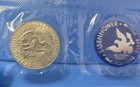 1974-S U.S. Eisenhower Silver Dollar w/Blue Envelope + COA — photo 4