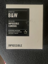 Lot 2 Impossible B W Instant Film for Polaroid impossible  Expired 2014 Sealed 