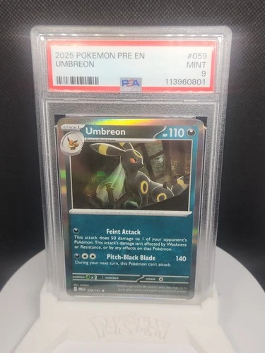 New Listing2025 POKEMON PRE EN-PRISMATIC EVOLUTIONS #059 UMBREON PSA 9