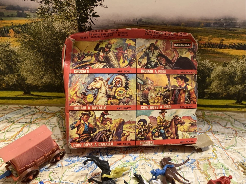 Lotto Soldatini Scala HO BARAVELLI Serie Western Vari Soggetti - Immagine 4 di 4