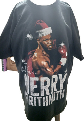 Mike Tyson Men's T-Shirt Merry Christhmith