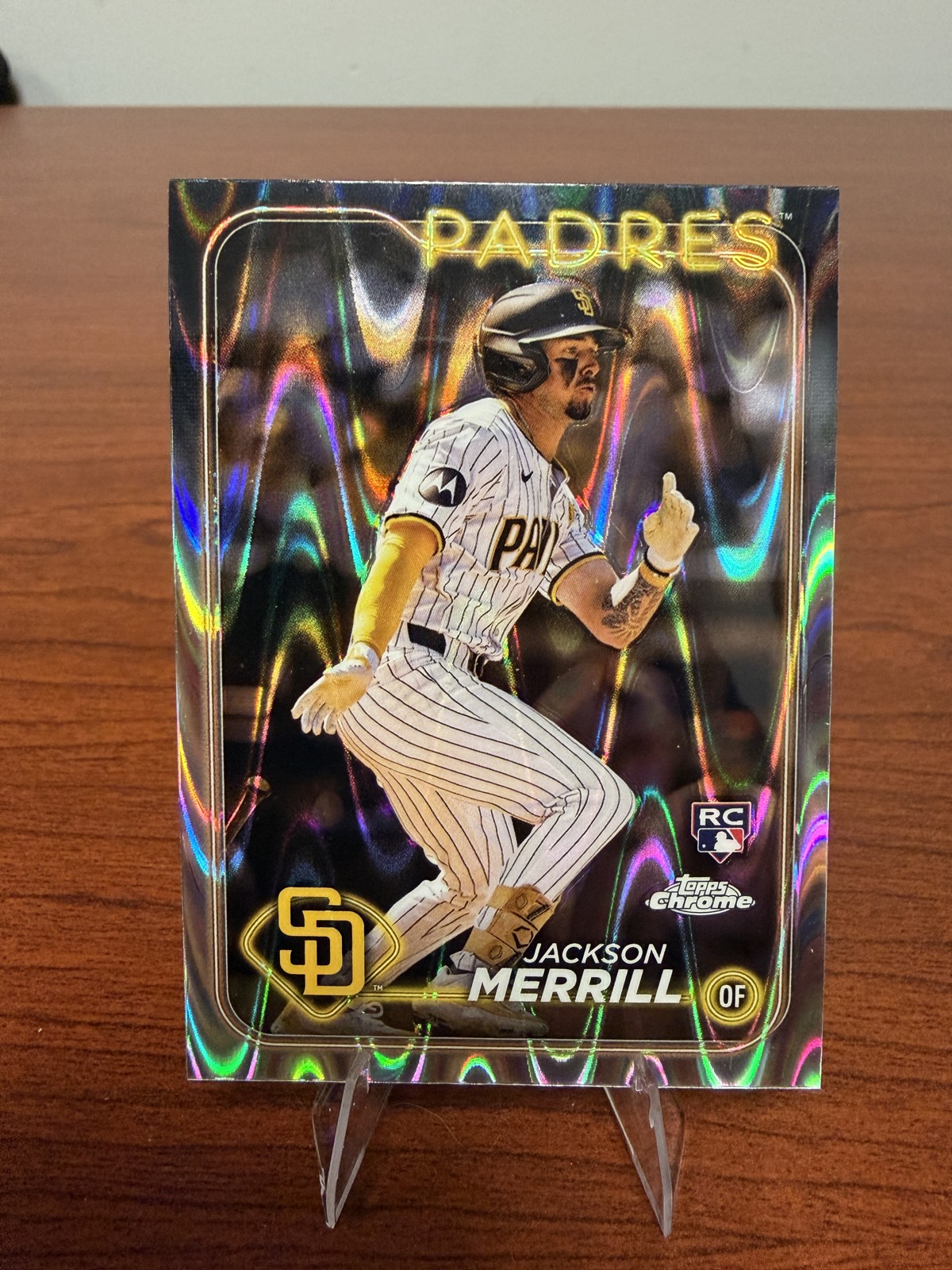 2024 Topps Chrome - Jackson Merrill #207 RayWave Refractor (RC)