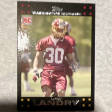 Topps 2007 Topps Rookie LaRon Landry Washington Commanders #385 NFL Card. rookie card picture