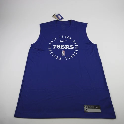 Philadelphia 76ers Nike NBA Authentics Dri-Fit Sleeveless Shirt Multiple Sizes - product listing photo