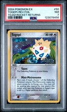 2004 POKEMON EX TEAM ROCKET RETURNS #50 TOGEPI-REVERSE FOIL PSA 7 on eBay