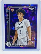 2025-26 Topps Chrome Sapphire Nolan Traore RC Purple #51/75