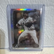 2025 Topps Chrome Spencer Schwellenbach Sepia Parallel Rookie Debut Card- Braves