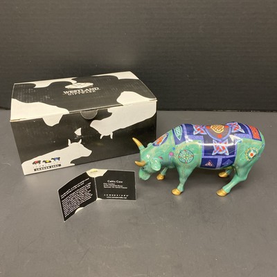 Cow Parade Figurine Celtic Cow 7316 with Box & Tag 2002