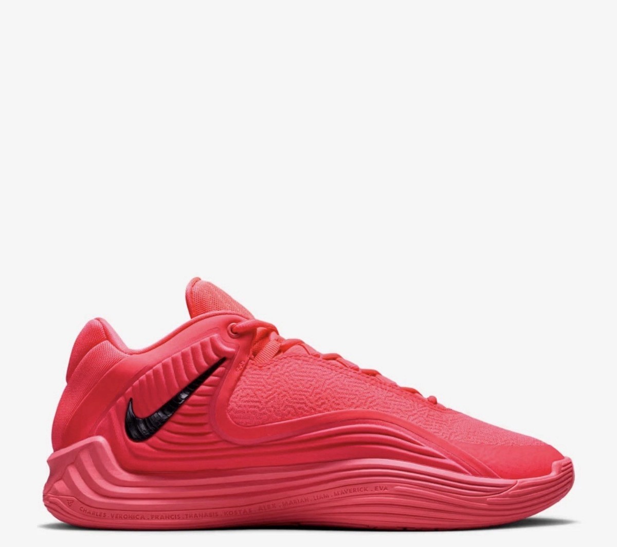 Nike Giannis Freak 7 Bred For It Shoes Solar Red Black HF3450-600
