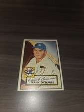 1952 Topps Frank Overmire #155 Ex-Mt Baseball Set Break Free Combined S+H