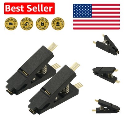 2-Pc SOIC8 Programmer Clips for EEPROM 24CXX/25CXX/93CXX In-Circuit Testing