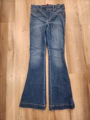 NWT Spanx Jeans Flare Leg Vintage Indigo Blue High Rise Size Medium 20456R