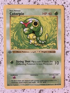 1st Edition Caterpie | eBay