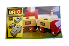 BRIO Vintage Wooden Truck  Trailer set of 4 pieces - excellent condition