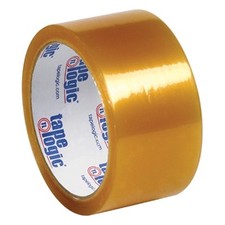 2" x 110 yds. 1.9 mil Clear Tape Logic 50 Natural Rubber Tape-Pack of 36