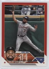 2023 Topps X MLB Players Exclusive Red 2/10 Riley Greene #44 g2u