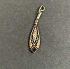 Authetic Beauty 1910 Edwardian KREMENTZ &Co PENDANT, 14k Gold, Sapphire & Pearls — photo 10