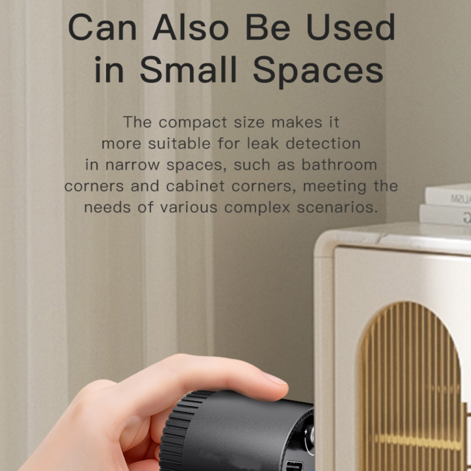 Portable Water Pipe Leak Detector Sensor with Headphone for Underground Leakage