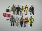 Vintage Lanard The Corps Lot 10 Figures 1980s 1990s 3.75" O-Ring GI Joe Style