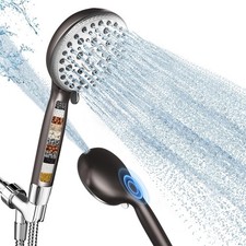 Shower Head with Handheld, Heads High Pressure, Gray