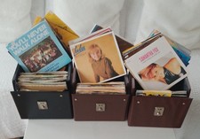 180 Vinyl Records Job Lot 60S/70S/80S Era Pop Disco + Cases