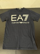EA7 Emporio Armani Dark Blue Short Sleeve TShirt For Men Size Medium