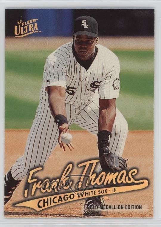 1997 Fleer Ultra Gold Medallion Edition Frank Thomas #G44 HOF 0b9h
