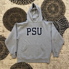 Vtg Penn State PSU Jansport Pullover Hoodie Large Gray Hoodie