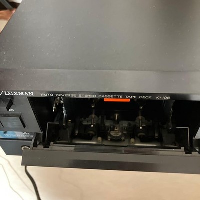 ALPINE LUXMAN K-106 Cassette Deck Auto Reverse Used Tested Working