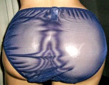 Vtg WACOAL Purple Nylon Sheer Secret Bikini Panties Panty 8 XL