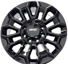 22 Gloss Black Oe 14123 Replica Rims Fits Gmc Sierra 2500 3500 Denali At4 8x180 22 Gloss Black Oe 14123 Replica Rims Fits Gmc Sierra 2500 3500 Denali At4 8x180