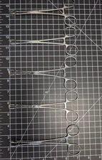 5x LOT: Jarit 150-160 Lahey Traction Forceps 6¼" 3x3 Stainless Steel Surgical