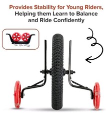 Red Scooter Training Wheels with Brackets & Hardware