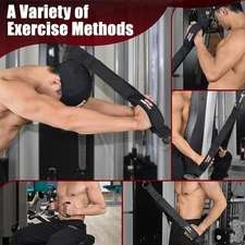 Multi Gym Tricep Rope Cable Attachment with Exercise Handle, Tricep Pull down R