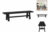 Esstischbank Noain 160X41X45 Cm Massives Kiefernholz
