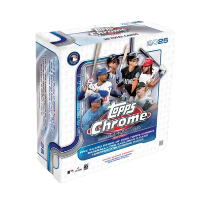 ゲームセンター・ゲームカード TOPPS CHROME 2025 TOPPS CHROME LOGOFRACTOR MEGA BOX (30 cards) MLB Baseball