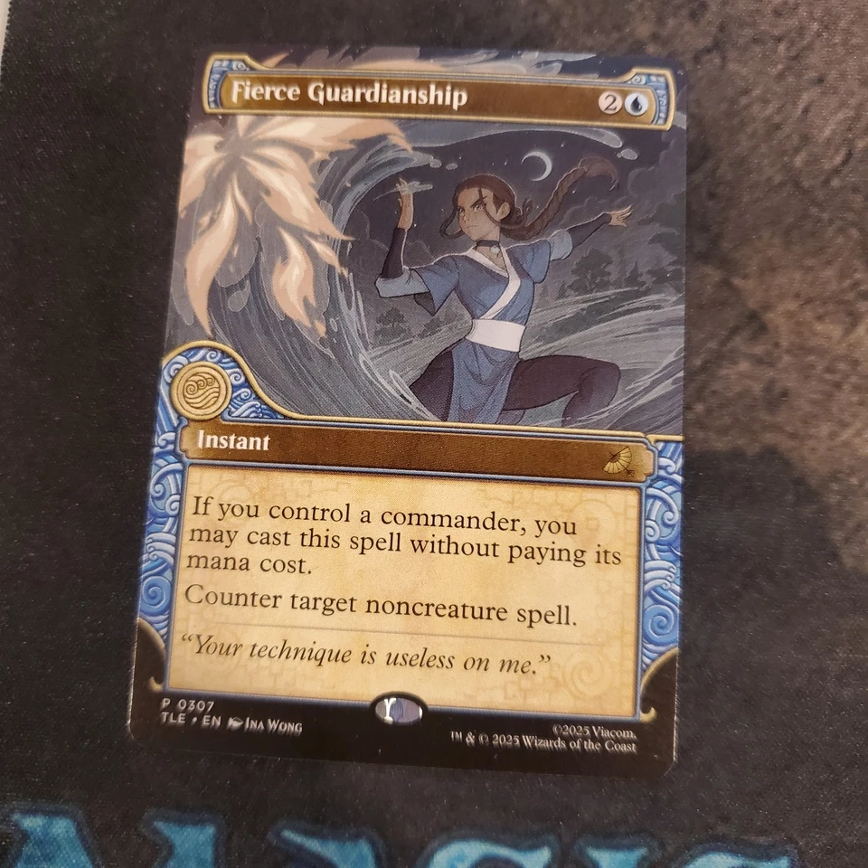 Fierce Guardianship (SHOWCASE) #307 Near Mint NM Avatar TLE Magic MTG - Image 3 of 4