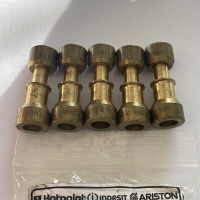 Lokring Messing Reduzierstück Verbinden von Rohren Ø 7,5 x 5 mm - 5 Stück im Pack