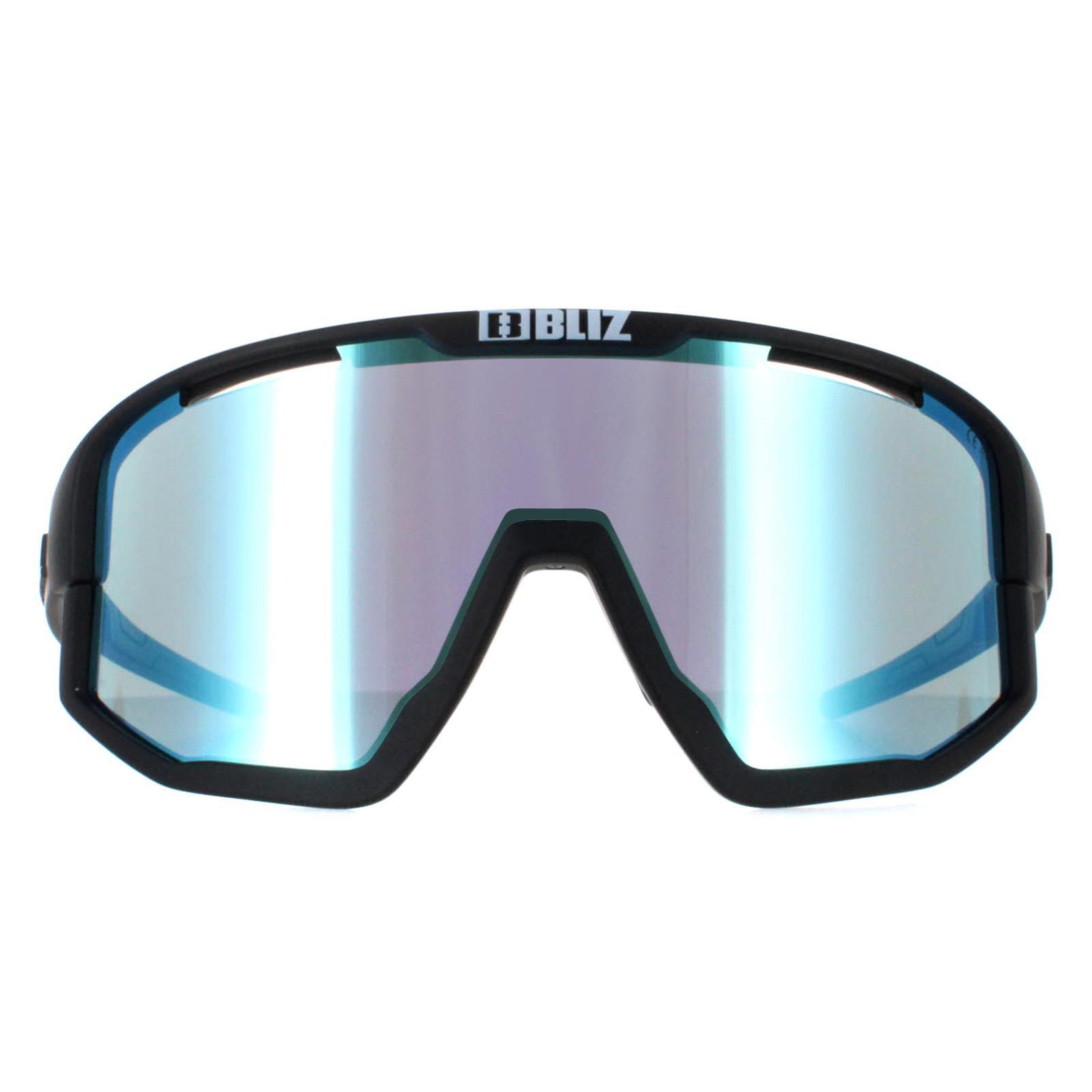 Bliz Sunglasses Fusion ZB7005-0833 Black Smoke Blue Mirror Lenses