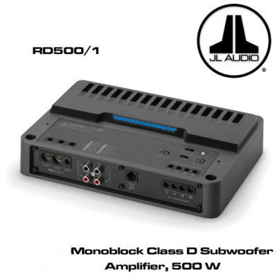 JL AUDIO モノチャンネル(1ch)アンプ(RD500/1)中古品 JL Audio RD500/1 - Class D Mono Amplifier 500W RMS Bass Amplifier