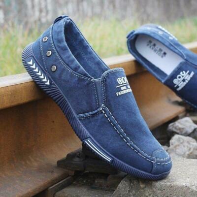 Men\'s Denim Blue Slip- Loafers Men main image 3