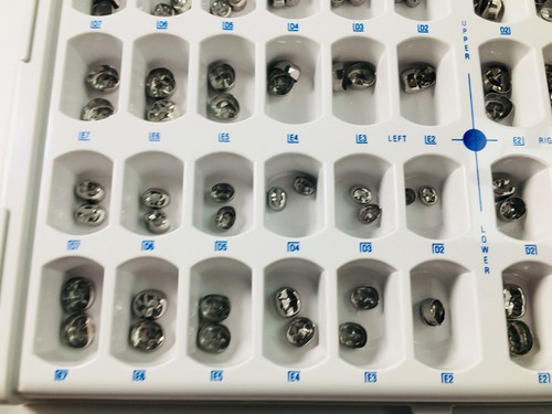 Dental Edelstahl primär molar pädiatrisch schützen Kinder Krone Erwachsene Zähne - Bild 7 von 15
